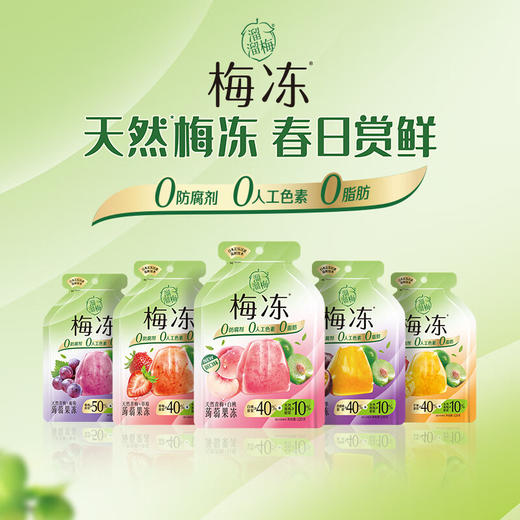 溜溜梅5味梅冻冻冻桶1.08kg 商品图1