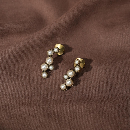 北京仓｜TATABORELLO-ORGANZA-玻璃珍珠 耳钉［意大利设计师］ 商品图2