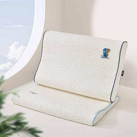 多喜爱 安豫天然乳胶枕（中枕/低枕）【进口原液乳胶】【针织面料】【人体工学】两款高度可选 柔弹支撑