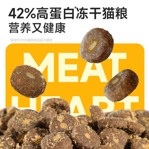 喵铮铮高蛋白冻干夹心全价鲜肉猫粮新人补贴成猫幼猫益生元无谷粮 商品图4