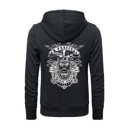 秋冬新款20周年国庆英雄会连帽拉链开衫卫衣全棉团队定制队服B款 NMT-2238 商品图3