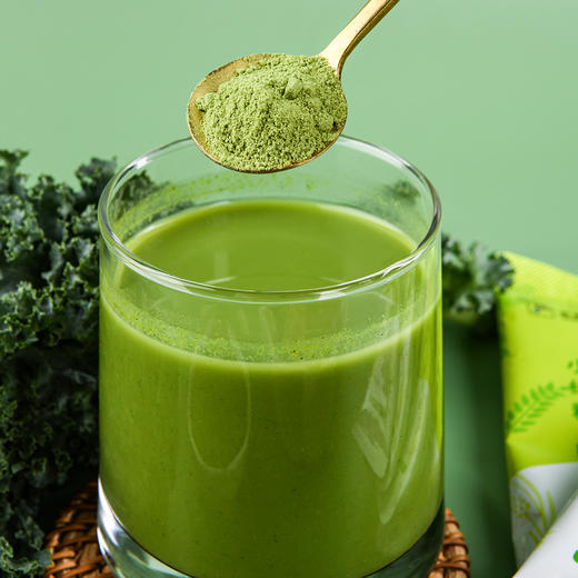 羽衣甘蓝小绿粉 | 150g*2盒（每盒10袋） 补充钙质 维生素D 维生素B12 烟酸 Omega-3 植物奶早餐 食素日课「本单品包邮同享小呆鸟系列满98包邮」 商品图1