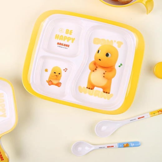 奶龙动漫周边儿童餐具水杯碗勺奶羹家用款 商品图2