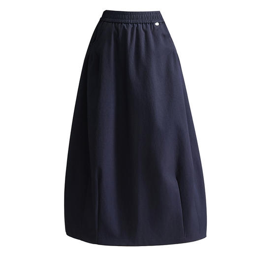 QYM 6327-Y花苞休闲裙半身裙气质中长款A字裙 商品图4