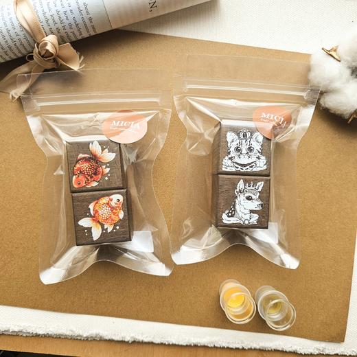 micia美日 复古染木动物 金鱼猫咪 商品图0