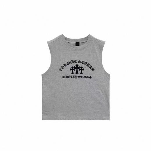 CHR-T 植绒灰色背心 商品图0