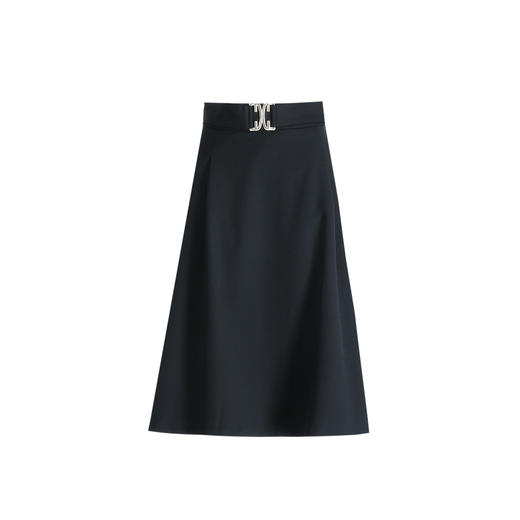 EITIE爱特爱秋季新款简约大方OL气质高腰伞裙a字半身裙7906614 商品图10