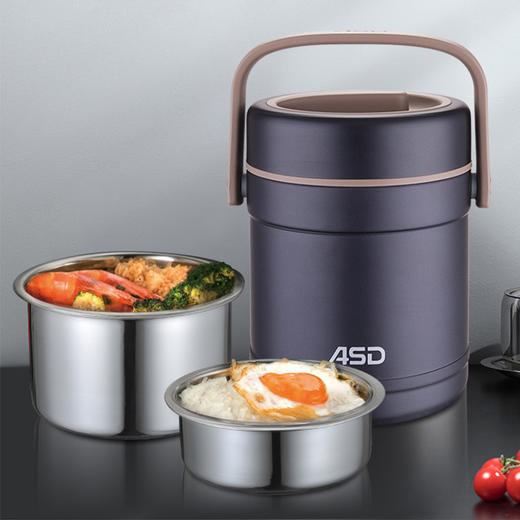 【限时特惠】爱仕达Warmonline保温提锅RWS15TG-D【分仓直发，72小时发货，周末节假日不发货】 商品图1