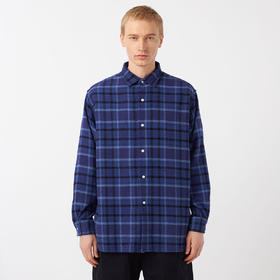 nanamica Heavy Flannel Shirt 重磅法兰绒格子长袖衬衫