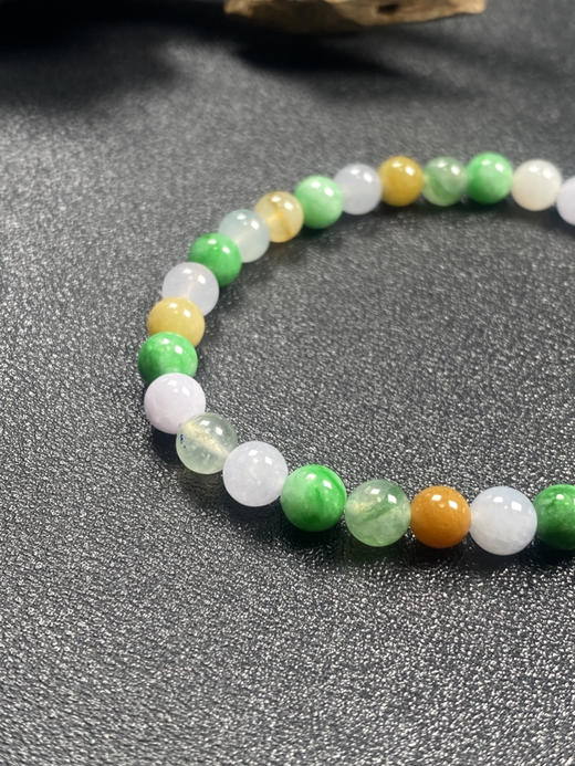 【FC0172】翡翠多彩手串 水润光泽 色彩丰富 上手美观 商品图1