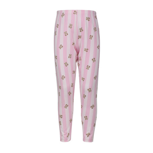 【迷你小熊棉莫套装】舒雅童装女童长袖长裤家居套装47.5%棉47.5%莫代尔5% 氨纶 180gsm  3F/25257H 商品图7