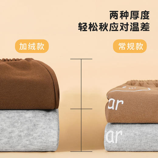 小班郎宝宝裤子秋冬款外穿可爱男女宝宝加绒大PP裤保暖裤婴儿屁屁裤秋装73-110 商品图4