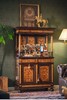 独角鹿西洋古董法国出品路易十六风格实木精雕装饰美惠三女神及古器花卉主题细木镶嵌边柜 商品缩略图0