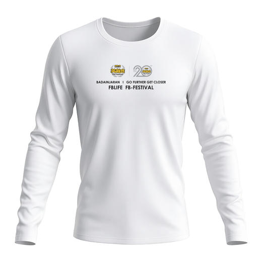 自由基地新品长袖弹力棉20周年阿拉善英雄会T恤秋冬打底衫休闲款 NMT-2231 商品图4