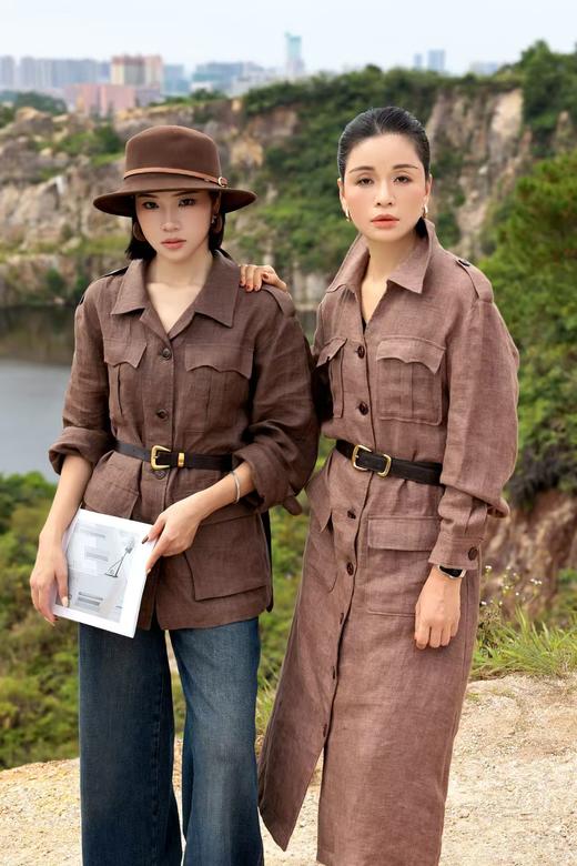 L57122#复古老钱风工装连衣裙 商品图3