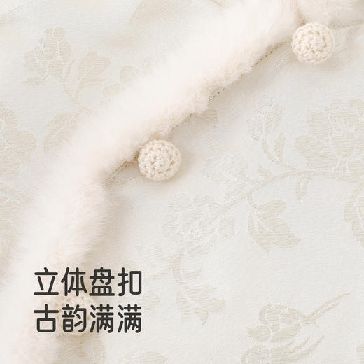 【高定系列】英氏儿童连体裙冬季保暖防寒可爱女款梭织背心裙新款 商品图2