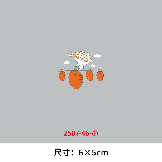 卡通动物小兔子系列烫画印花贴新款衣服DIY装饰熨斗烫画 商品图5