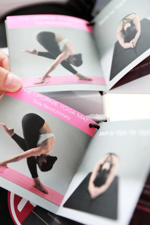 大师瑜伽垫儿，加宽又加长。天然橡胶吸汗防滑专业健身垫C090158 商品图2