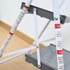 家居必备轻量化二脚蹬高强度外贸5806款  家用折叠伸缩加厚合金便携多功能人字梯两步安全梯凳 商品缩略图8