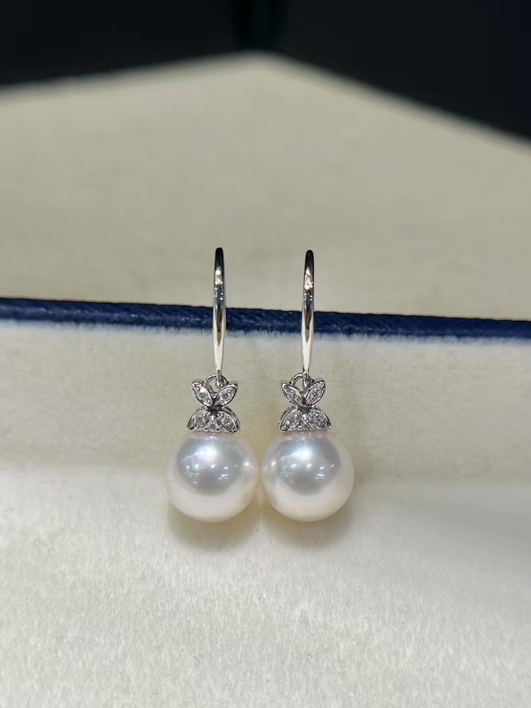 8-8.5mm akoya珍珠耳坠