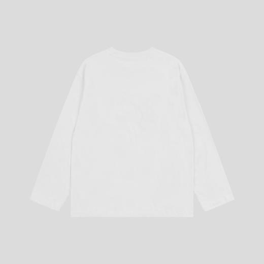 GOODBAI 做旧鸽子logo印花长袖T恤 商品图2