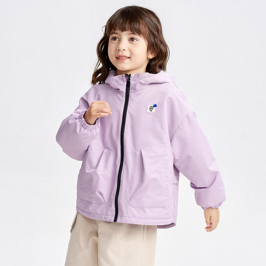 笛莎Deesha 2025冬季新款男女童户外工装风加厚外套 商品图1