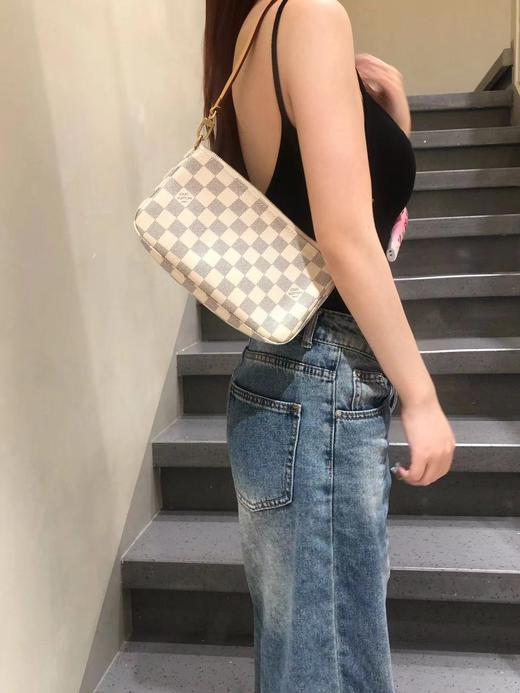 BT010-驴家 棋盘格 帆布包麻将包腋下包单肩包 （BT*MM） 商品图4