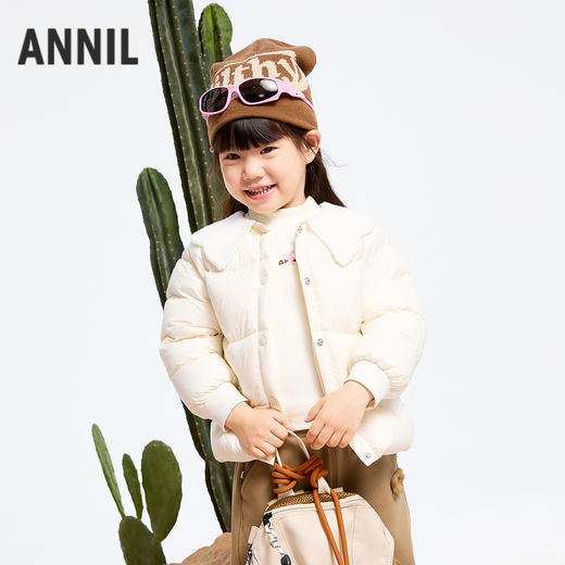 【实体店同款】女童短款羽绒服冬季新款安奈儿童装TG545601 商品图0