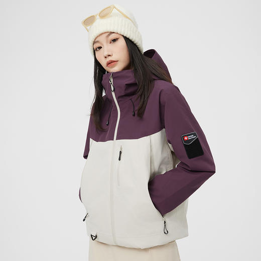 【国标Ⅱ级真冲 硬核三防性能 银狐绒石墨烯内胆】SWISS MILITARY瑞士军工 银狐绒三合一冲锋衣 商品图13