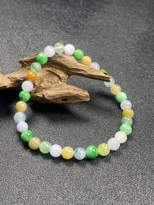 【FC0172】翡翠多彩手串 水润光泽 色彩丰富 上手美观 商品图3