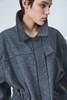 LA PISCINE FIELD OVER  JACKET深灰色抽带夹克 商品缩略图1