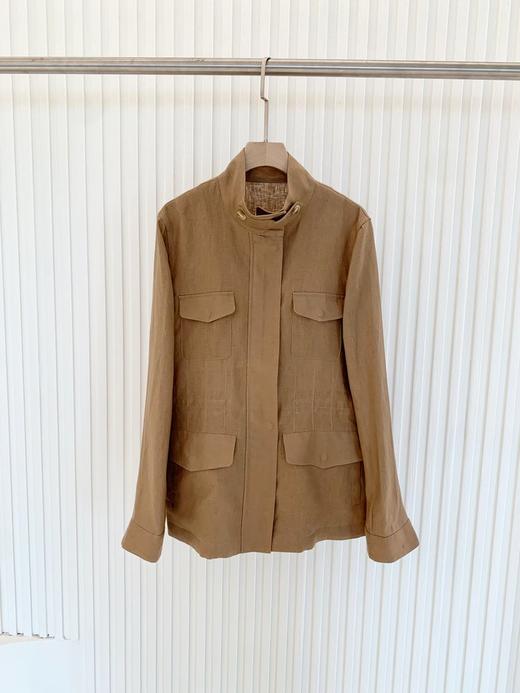 【高品质私服】【LP老钱风亚麻立领外套】微A字动态廓形，自带天然柔光肌理感！紫外线UPF50阻隔率N1542-CC【无标出货 介意慎拍】 商品图10