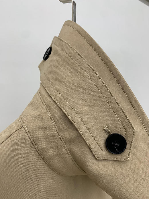 【高品质私服】【IC丝羊毛精纺平纹布翻领风衣】线条流畅干练，富有人文气质，干练优雅与率性风格随意切换N1040-CC【无标出货 介意慎拍】 商品图12