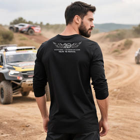 秋冬新品20周年巴丹吉林英雄会纪念长袖T恤衫全棉户外休闲衣服 NMT-2232