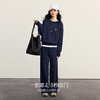 【09/03新品】熙世界休闲运动卫衣套装女2025秋季新款插肩袖上衣阔腿长裤两件套 商品缩略图2