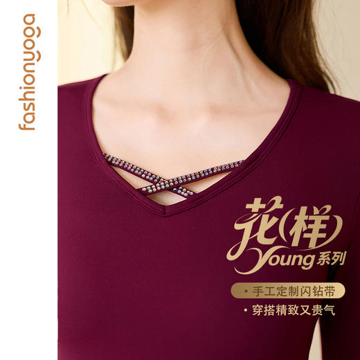 FC15356V领贴钻一体杯长袖 商品图1