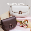 Amazing Song乙颂 栗子包大号春夏新款牛皮复古通勤单肩斜挎腋下包【该商品不支持用券】 商品缩略图2