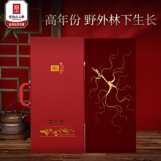 热卖【高龄林下参高档礼盒】长白山人参林下参高档礼盒 商品图0