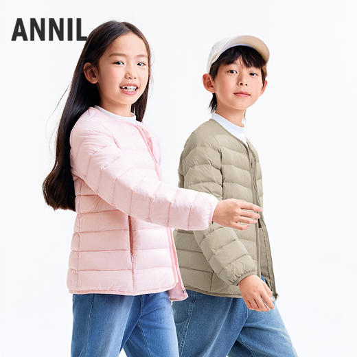 【实体店同款】男女童短款羽绒服冬季新款安奈儿童装AM545279 商品图2