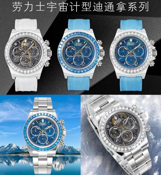 Noob official➕私人高定版❕❕ 镂空迪通拿蒂芙尼蓝T钻，一点小改动 注入新灵魂，在时光的长河中，每一块手表都承载着独特的故事与记忆 整个手表基于正品original原版开模的 Copy版本 商品图0