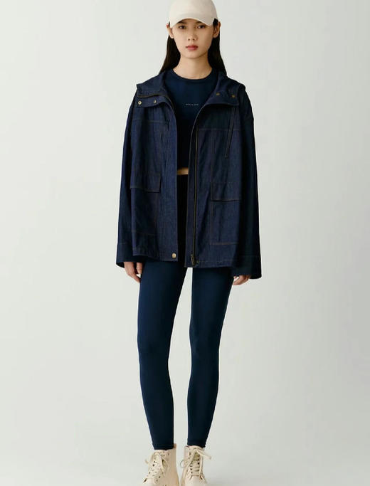 【高品质私服】【IC斜纹棉弹连帽牛仔外套】斜纹编织结构构建挺括骨架，久穿不易变形N1244-CC【无标出货 介意慎拍】 商品图3