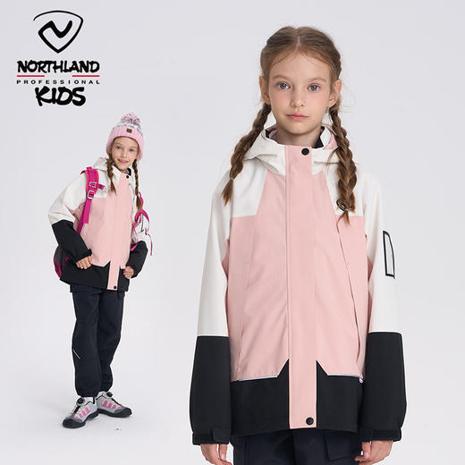 诺诗兰童装 三合一硬壳外套  内胆采用复合摇粒绒材质，亲肤保暖抗静电，孩子玩耍出汗也不闷。专业级户外防护，守护孩子每一次自然探索。CO130488 商品图6
