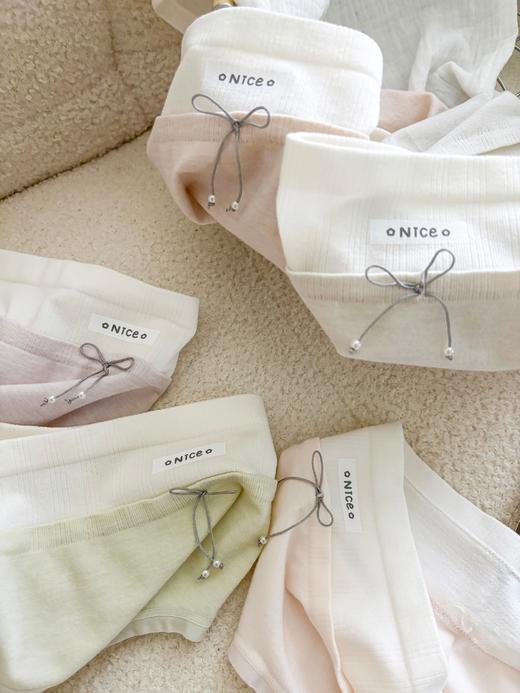 女士高腰收腹撞色时尚无缝三角莫代尔内裤8810 商品图6