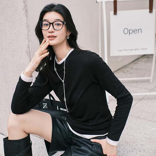 严选 | 秋季假两件修身打底衫【青岛即墨自有工厂】 商品图1