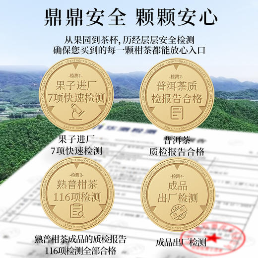 卢正浩熟普柑茶大厂勐海特级熟普新会核心小青柑生晒柑普茶罐装 商品图4
