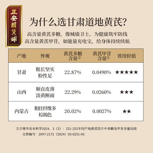 正安 甘肃黄芪 经过66项农残检测 主根切片优质原材 元气脾胃气短疲惫 老人家庭汤料茶饮办公室 2年生陇西黄芪180g/罐 商品图2