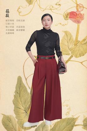 SZ3T52-漆黑色T恤-《荏菽》-