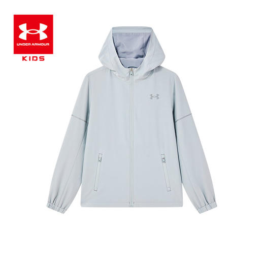 【正品直发】UnderArmour安德玛儿童25新款动感吸湿速干梭织外套253122205 商品图7