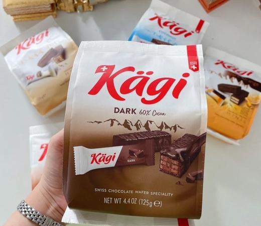 瑞士原装进口卡奇迷你巧克力威化饼干牛奶/迷你黑/特浓/椰子/榛子巧克力威化饼干5种口味随机发3包 商品图3