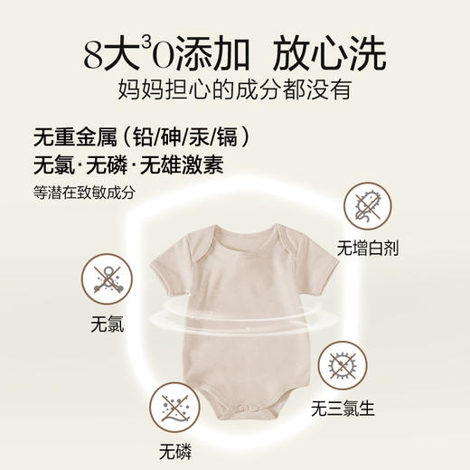 绽家6.18大促！【绽家云朵婴童衣物浓缩洗衣液750ml（无香）】 婴童儿童洗衣液    0609 商品图3